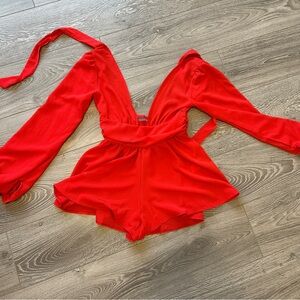 PrettyLittleThing Vibrant Red Garment